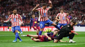 تعادل برشلونة وأتلتيكو مدريد بهدف لكل منهما في مواجهة الدوري الإسباني المثيرة